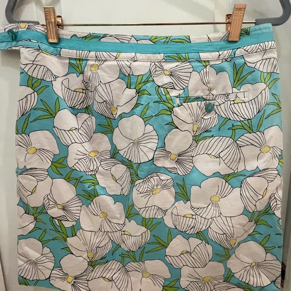 EP Pro Blue Floral A-Line Skirt - Picture 2 of 2